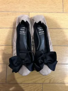 BEAMS September moon バレエシューズ　ベージュ
