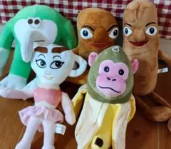 トゥントゥントゥンサーフール ぬいぐるみ　5個セット まとめ売り