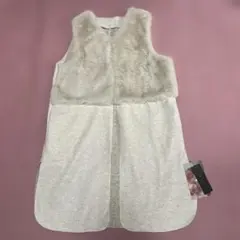 アビトーキョー ファー付きロングベスト