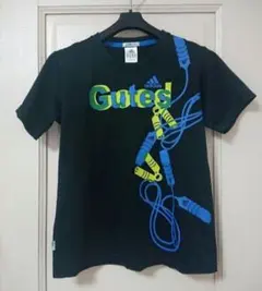 adidas CLIMALITE 黒 グラフィックTシャツ 半袖