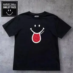 HARVEY BALL SMILEY FACE スマイルTシャツ LL ブラックのサムネイル