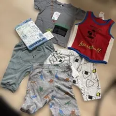 新品　男の子Tシャツ　まとめ売り　ハーフパンツ　メッシュ　肌着　タンクトップ