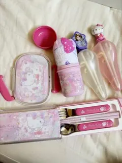 Hello Kitty 子ども用弁当箱セット　キティ