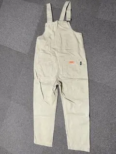 UNIVERSAL OVERALL ベージュ コットンサロペット ジッパー付き