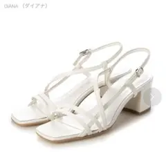 DIANA ホワイト　EM55249 （パープルカーフ）