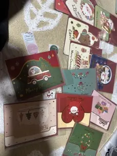 クリスマスカード セット メッセージカード xmas グリーディングカード