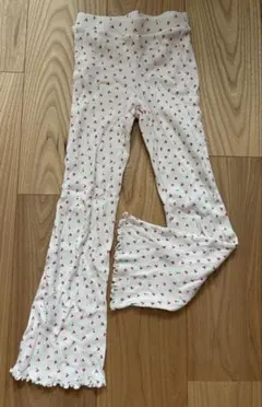H&M さくらんぼ柄 リブパンツ 120cm