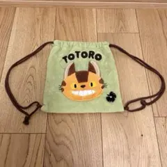 スタジオジブリ　となりのトトロ 巾着袋 ネコバス　ナップザック