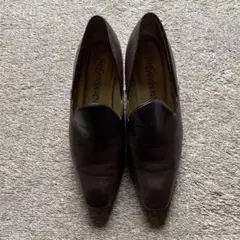 Yves Saint Laurent レザーローファー ブラウン 36 1/2のサムネイル