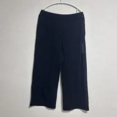 UNIQLO ウォームフリースストレートパンツ ブラック XL