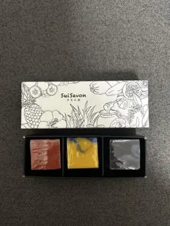 Suisavon 3個入り カラーソープ ギフトボックス