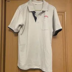 men's BOSCH ポロシャツ ライトグレー　Lサイズ