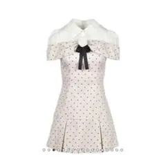 Rilly emulie Shirt Docking Knit Onepiece - メルカリ
