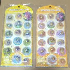 【匿名配送】たまごっち カプセルポップシール 2枚組　まめっち＆めめっち　正規品