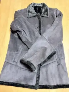 グレー ムートンコート Lサイズ