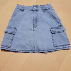 レピピアルマリオ ブラックデニムスカート