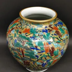 骨董】赤絵 鉢 銘あり「聾米造」 木米風 - メルカリ