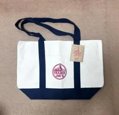 新品タグ付き★Trader Joe’s トートバッグ★ダークネイビー★大容量