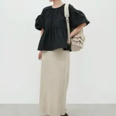 coca パリフワバックリボンブラウス