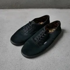 VANS オーセンティック サイズUS9 スエード ブラック レオパード柄のサムネイル