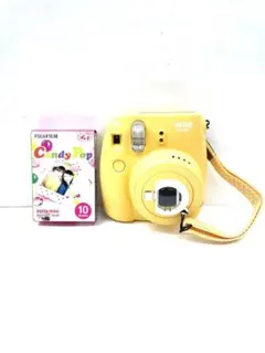 【美品】Fujifilm instax mini 8+ イエロー フィルム付き