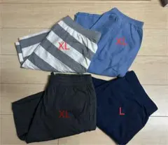 新品⭐︎UNIQLOエアリズム L XL ハーフパンツ ステテコ　4枚まとめ売り