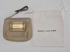 【極美品・希少色】MARC JACOBS レザーコインケース 金ロゴ プレート付