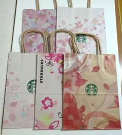 スタバ 桜 SAKURA ショッパー 紙袋 5枚セット スターバックス
