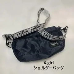 《X-girl》超おしゃれロゴストラップショルダーバック
