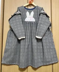 【みーこ様ご専用】ハンドメイド　割烹着　コーデュロイ　保育士　介護士　エプロン