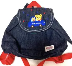 mikiHOUSE デニムリュック 小型