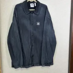 adidas オリジナルス コーチジャケット ブラック