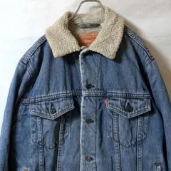 確【LEVI'S/リーバイス/70520】ボア デニム ジャケット d891
