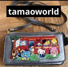 tamaoworldショルダーバッグ Hello kitty BLACK - メルカリ