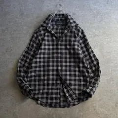 Ralph Lauren【XL】00's BDシャツ 刺繍ポニー チェック柄