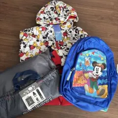 ディズニー　アウター　リュック　防寒セット