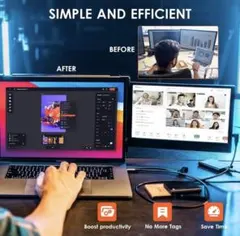OFIYAA ポータブルモニターP1 ポータブルディスプレイ PCサブモニター