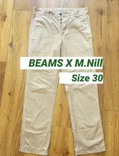 BEAMS M.Nii USA製 エムニーイ チノパン サーファー 30