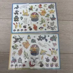 ポケモン　ザ　パーク　2005 転写シール　ピカチュウ　ミュウ　平成レトロ　レアのサムネイル
