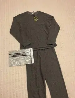 A BATHING APE グレー セットアップ