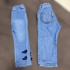 【送料込】Bebeボトムス2点セット90㎝・100㎝