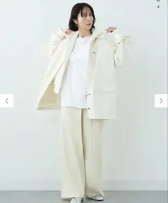 ストレッチ ワイドパンツ