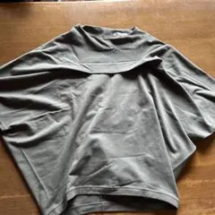 LA DURÉE オーバーサイズ ボートネック Tシャツ グレー