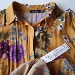 BershkaZARA姉妹ブランド ロングシャツワンピース マキシ