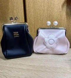 マリークワント がま口ポーチ