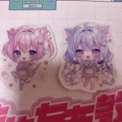 桃稚ちあ　オンラインくじ　A賞 二層A4アクリルパネル　2 桃稚 ちあ🎀コラボカフェ9/13-26／POPUP 9/20-26 on X