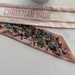 Christian Dior 花柄スカーフ ピンク　ミッツァ