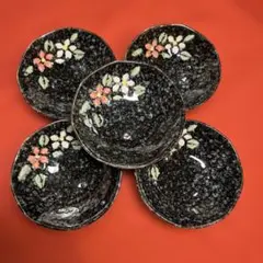 有田焼「花絵小皿5枚」