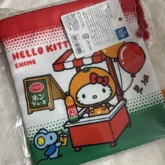 愛媛限定 ハローキティ ポンジュース 巾着袋 ご当地Kitty