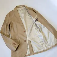 48size MICHEL KLEIN HOMME テーラード ベージュ 本切羽のサムネイル